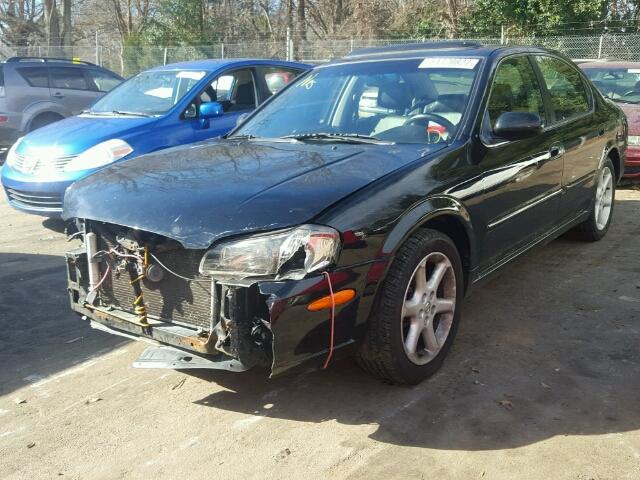 JN1DA31A52T306669 - 2002 NISSAN MAXIMA GLE BLACK photo 2