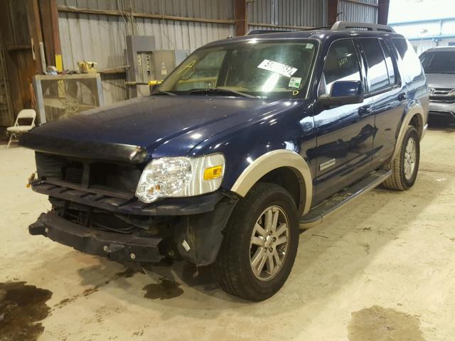 1FMEU64E28UA47064 - 2008 FORD EXPLORER E BLUE photo 2