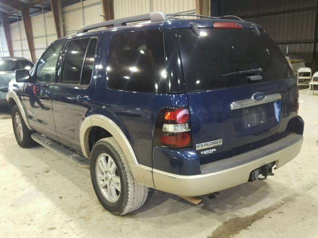 1FMEU64E28UA47064 - 2008 FORD EXPLORER E BLUE photo 3