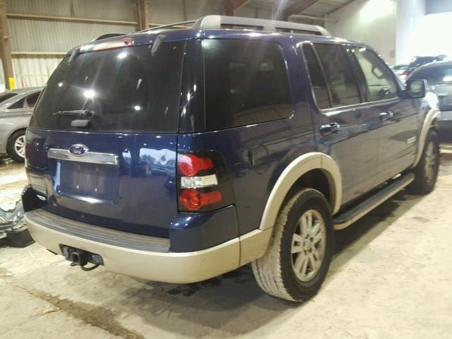 1FMEU64E28UA47064 - 2008 FORD EXPLORER E BLUE photo 4