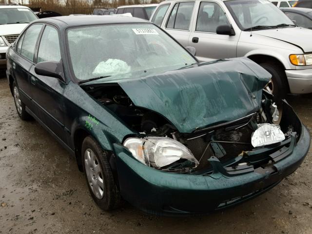 2HGEJ6610YH564763 - 2000 HONDA CIVIC BASE WHITE photo 1