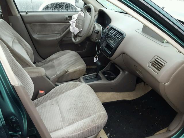 2HGEJ6610YH564763 - 2000 HONDA CIVIC BASE WHITE photo 5