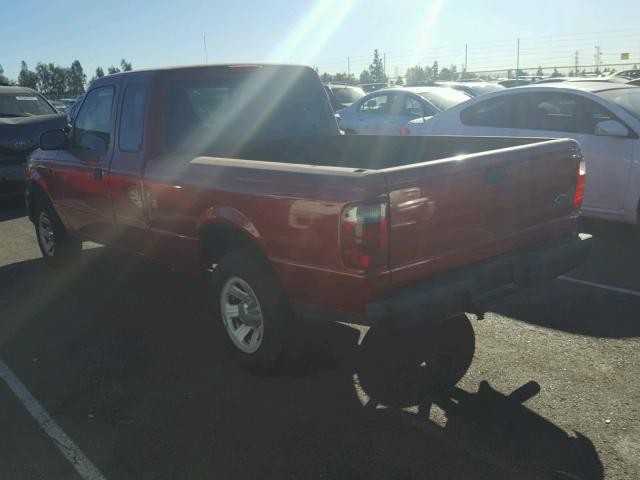 1FTYR14U94PA46208 - 2004 FORD RANGER SUP RED photo 3