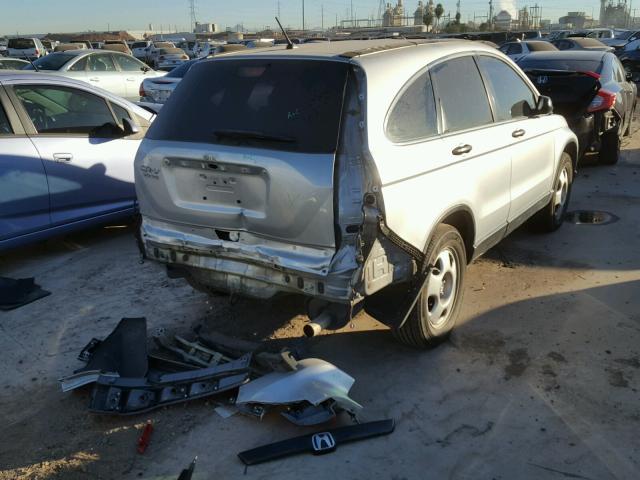 3CZRE38339G707556 - 2009 HONDA CR-V LX SILVER photo 4