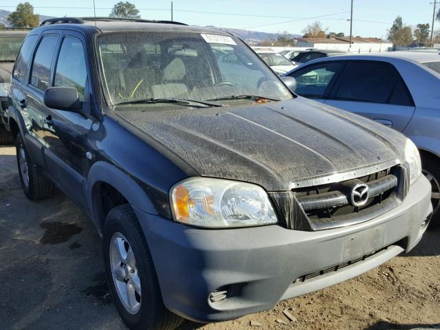 4F2YZ02Z76KM22316 - 2006 MAZDA TRIBUTE I BLACK photo 1