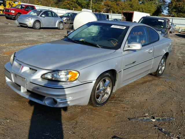 1G2NW12E62C197328 - 2002 PONTIAC GRAND AM G SILVER photo 2