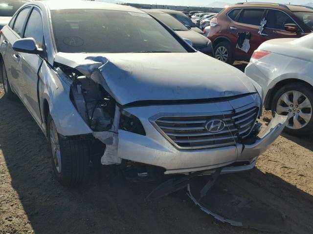 5NPE24AF0HH472448 - 2017 HYUNDAI SONATA SE SILVER photo 9