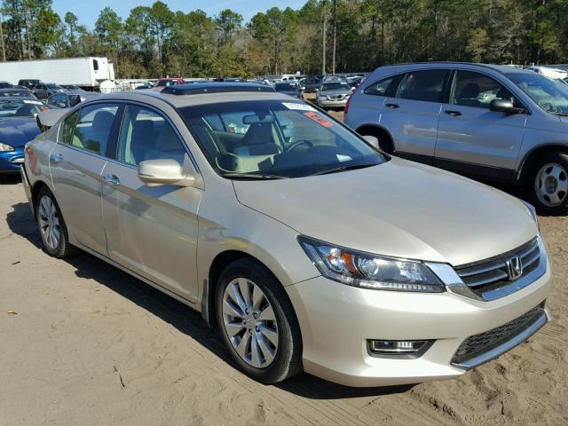 1HGCR2F70DA148072 - 2013 HONDA ACCORD EX GOLD photo 1