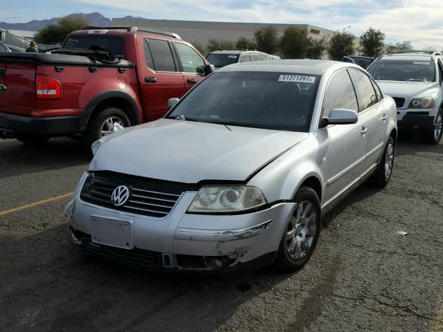 WVWPD63B53P112985 - 2003 VOLKSWAGEN PASSAT GLS SILVER photo 2