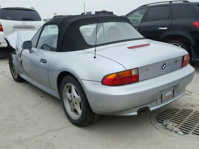 4USCH7320VLB78263 - 1997 BMW Z3 1.9 SILVER photo 3