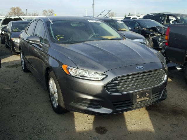 3FA6P0H72ER357846 - 2014 FORD FUSION SE GRAY photo 1