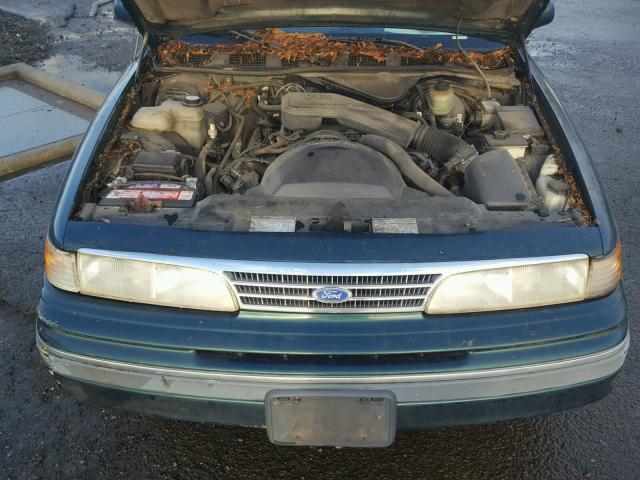 2FALP74W5PX141289 - 1993 FORD CROWN VICT GREEN photo 7