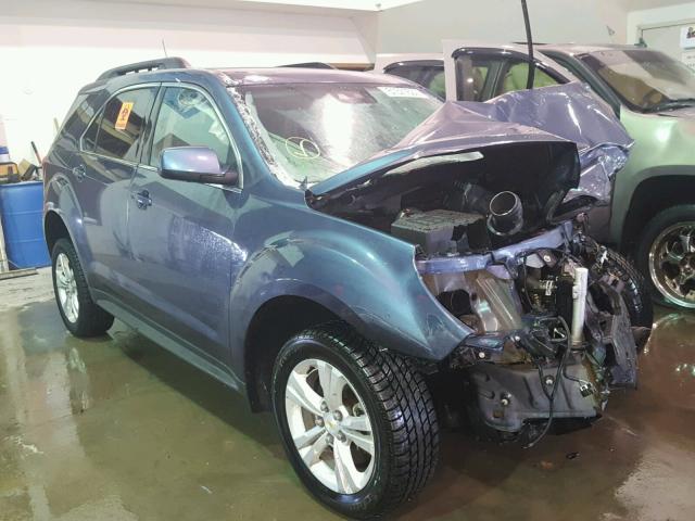 2GNALPEK1D6147317 - 2013 CHEVROLET EQUINOX LT BLUE photo 1