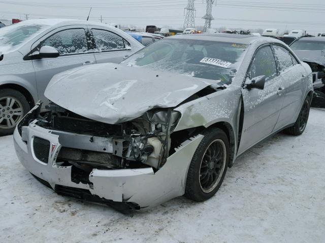 1G2ZH58N774217999 - 2007 PONTIAC G6 GT SILVER photo 2