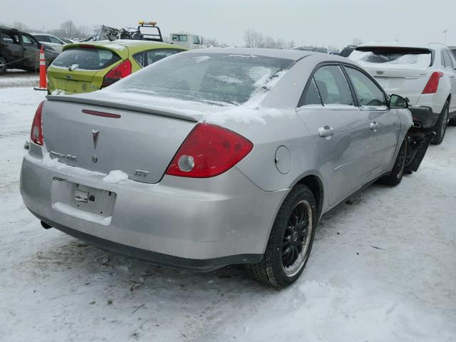 1G2ZH58N774217999 - 2007 PONTIAC G6 GT SILVER photo 4