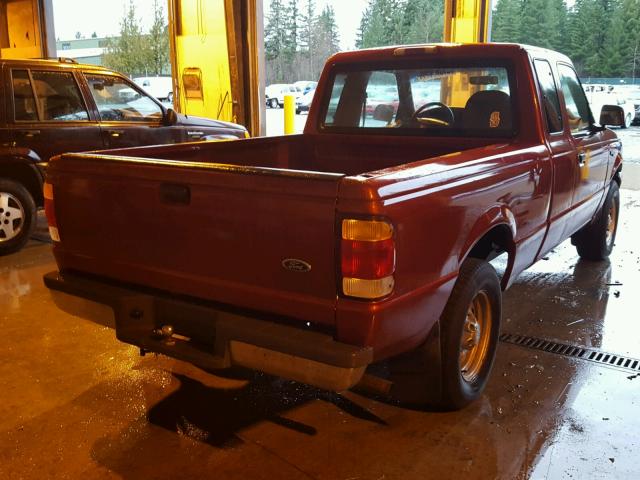 1FTYR14C2XPA78929 - 1999 FORD RANGER SUP RED photo 4