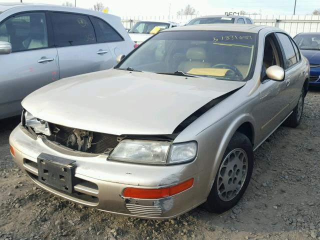 JN1CA21DXTM415222 - 1996 NISSAN MAXIMA GLE GOLD photo 2