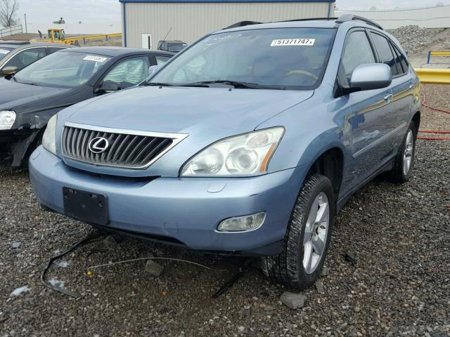 2T2HK31U18C069020 - 2008 LEXUS RX 350 BLUE photo 2