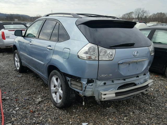 2T2HK31U18C069020 - 2008 LEXUS RX 350 BLUE photo 3