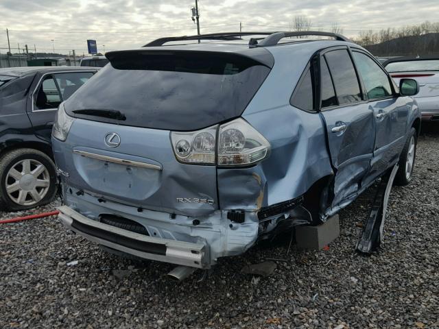 2T2HK31U18C069020 - 2008 LEXUS RX 350 BLUE photo 4