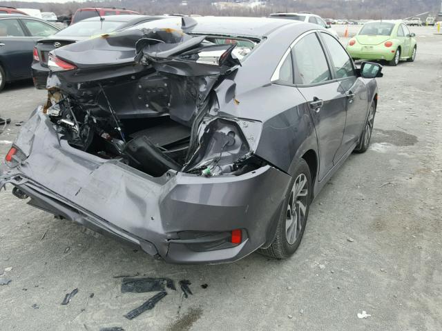 19XFC2F74HE016416 - 2017 HONDA CIVIC EX ნაცრისფერი ფოტო 4