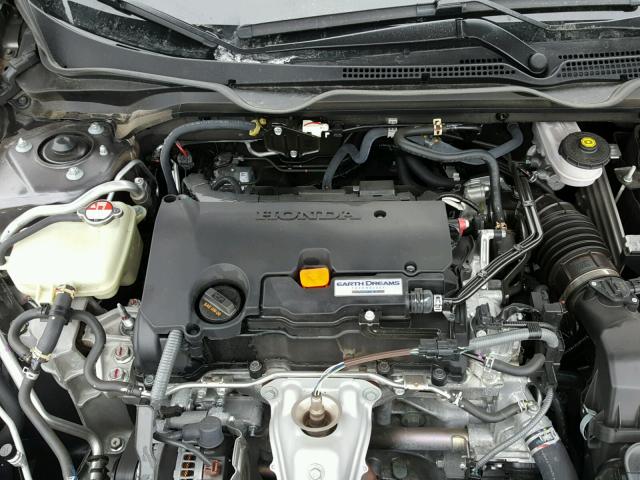 19XFC2F74HE016416 - 2017 HONDA CIVIC EX ნაცრისფერი ფოტო 7