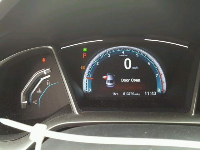 19XFC2F74HE016416 - 2017 HONDA CIVIC EX ნაცრისფერი ფოტო 8