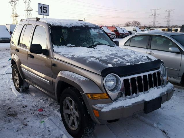 1J4GL58K85W657989 - 2005 JEEP LIBERTY LI TAN photo 1