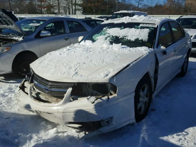 2G1WH52K249431362 - 2004 CHEVROLET IMPALA LS WHITE photo 2