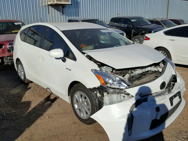 JTDZN3EU5C3112236 - 2012 TOYOTA PRIUS V WHITE photo 1