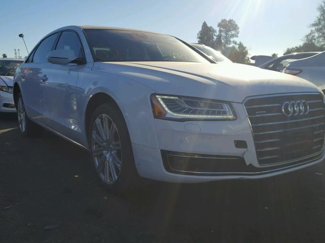 WAU32AFD4FN016265 - 2015 AUDI A8 L QUATT WHITE photo 1