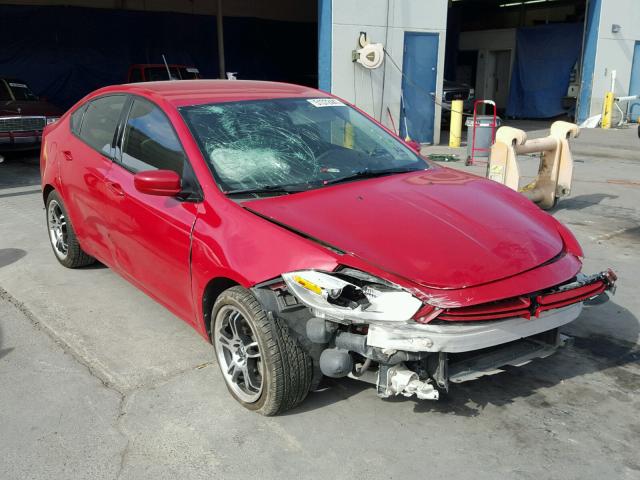 1C3CDFBAXDD221246 - 2013 DODGE DART SXT RED photo 1