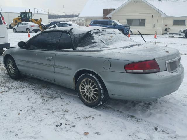 1C3EL55R34N330021 - 2004 CHRYSLER SEBRING LX GREEN photo 3