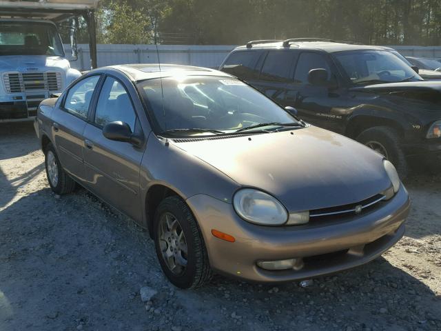 1B3ES46C4YD821181 - 2000 DODGE NEON BASE GOLD photo 1