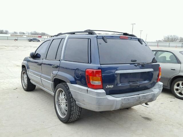 1J4G248S6YC360710 - 2000 JEEP GRAND CHER BLUE photo 3