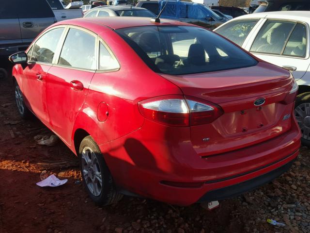 3FADP4BJ5FM187788 - 2015 FORD FIESTA SE RED photo 3