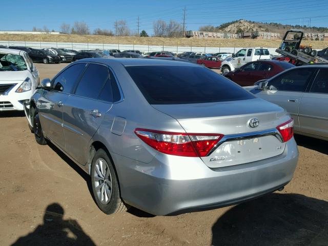 4T4BF1FK4GR550845 - 2016 TOYOTA CAMRY LE SILVER photo 3