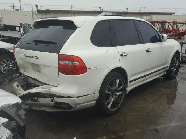 WP1AD29P49LA62094 - 2009 PORSCHE CAYENNE GT WHITE photo 4