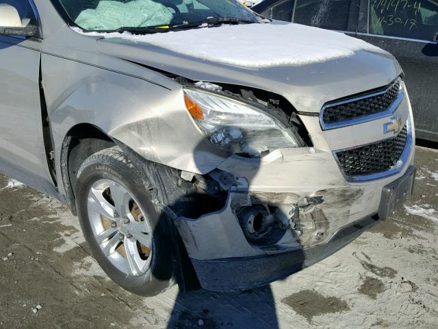 2CNALPEC7B6387577 - 2011 CHEVROLET EQUINOX LT TAN photo 9