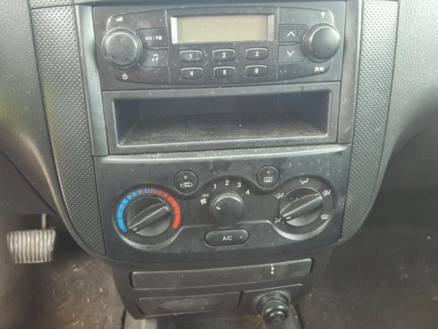 KL1TD66656B535460 - 2006 CHEVROLET AVEO BASE RED photo 9