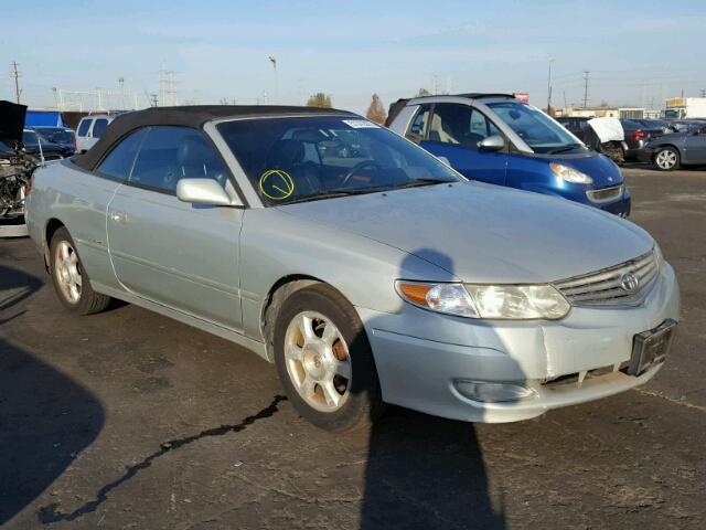 2T1FF28P92C581545 - 2002 TOYOTA CAMRY SOLA SILVER photo 1