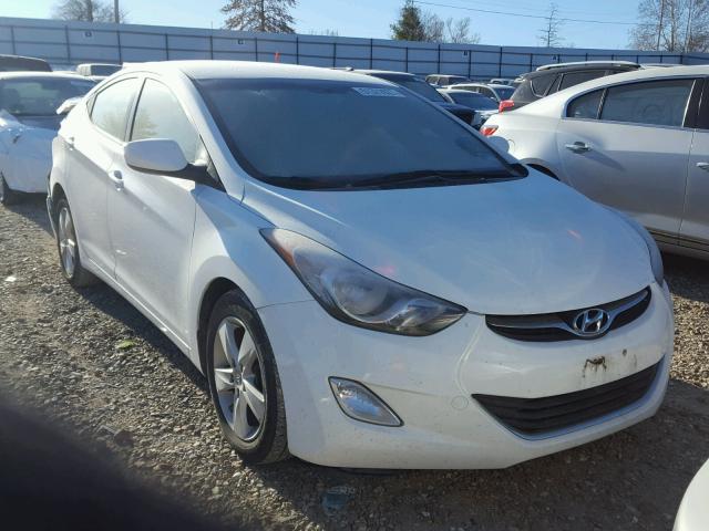 5NPDH4AE7DH206758 - 2013 HYUNDAI ELANTRA GL WHITE photo 1