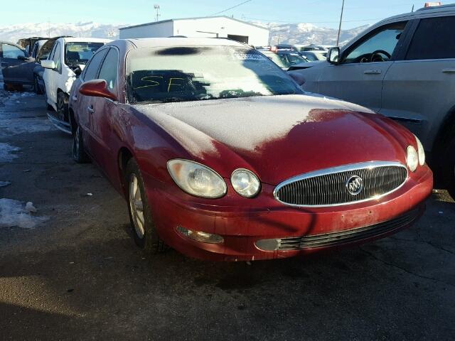 2G4WD532651269278 - 2005 BUICK LACROSSE C BURGUNDY photo 1