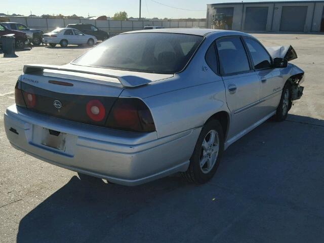 2G1WH52K749409759 - 2004 CHEVROLET IMPALA LS SILVER photo 4