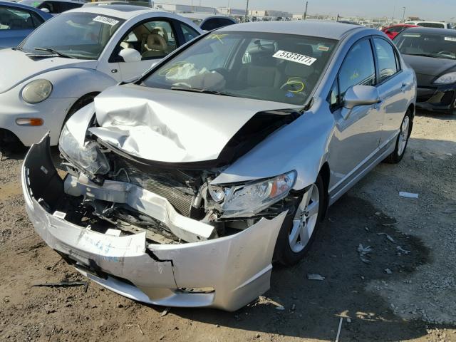 2HGFA1F62AH306995 - 2010 HONDA CIVIC SILVER photo 2