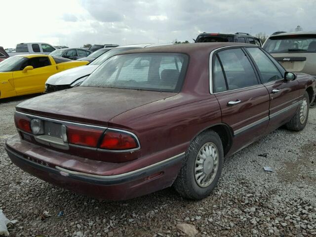 1G4HP52K0XH483457 - 1999 BUICK LESABRE CU RED photo 4