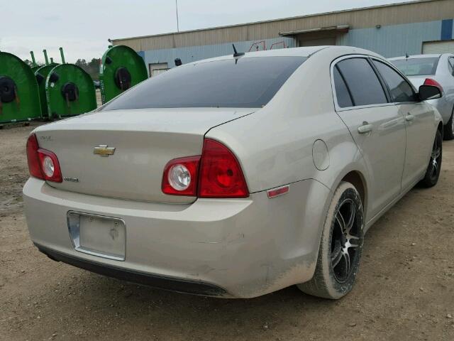 1G1ZB5EB0AF230878 - 2010 CHEVROLET MALIBU LS BEIGE photo 4