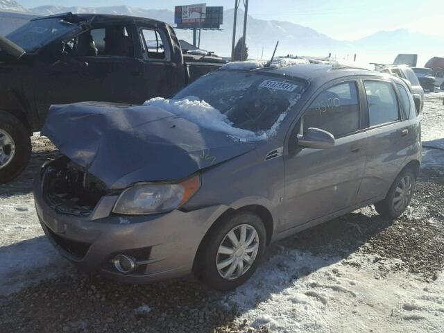 KL2TD66E89B675221 - 2009 PONTIAC G3 GRAY photo 2