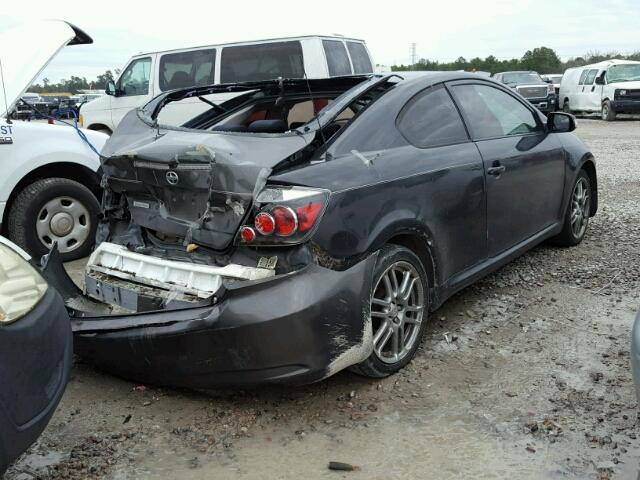 JTKDE167480246308 - 2008 TOYOTA SCION TC BLACK photo 4