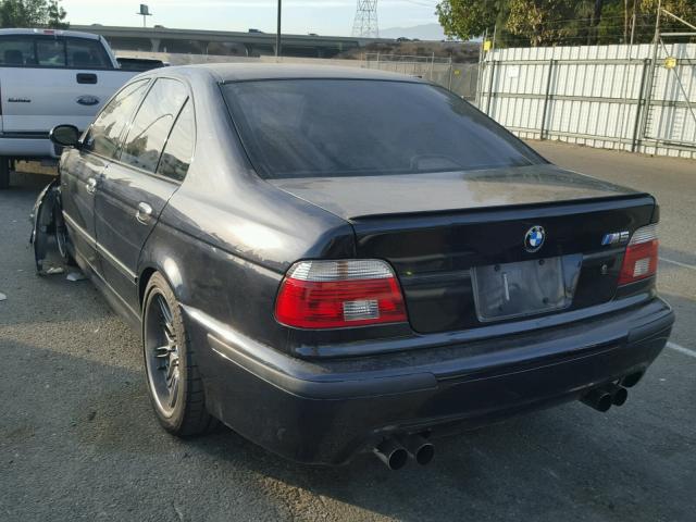 WBSDE93491BZ97987 - 2001 BMW M5 BLUE photo 3